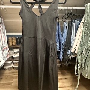 Pact Black Halter Dress